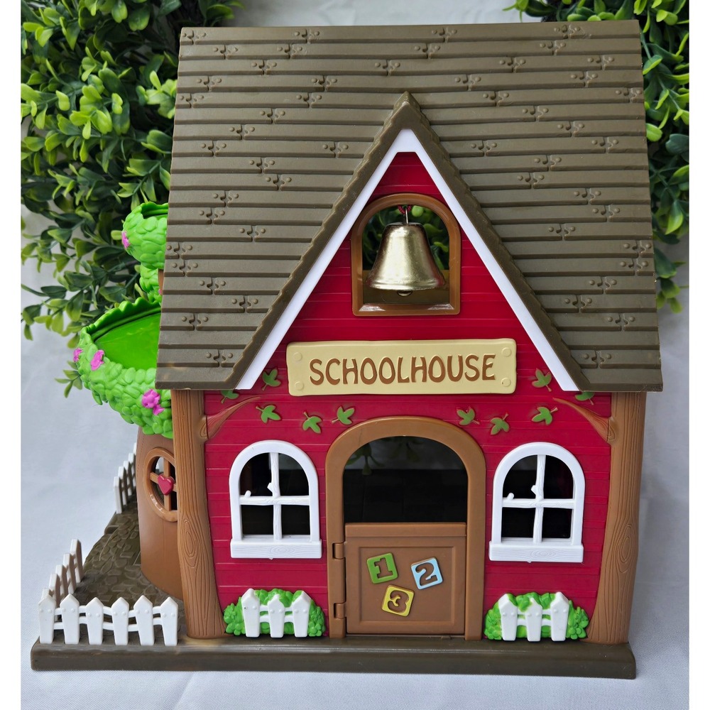 Li'l Woodzeez Woodland Schoolhouse Playset Red Dollhouse Structure Only